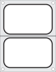 Traysealer matrix, HENDI, 2x container 178x113 mm