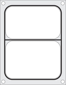Traysealer matrix, HENDI, Twee-delige container 227x178 mm