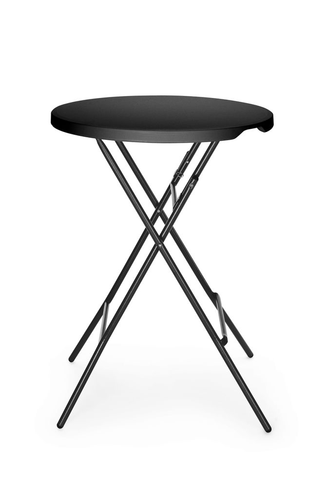 Statafel, AmerBox, Zwart, ⌀800x(H)1100mm, Rond