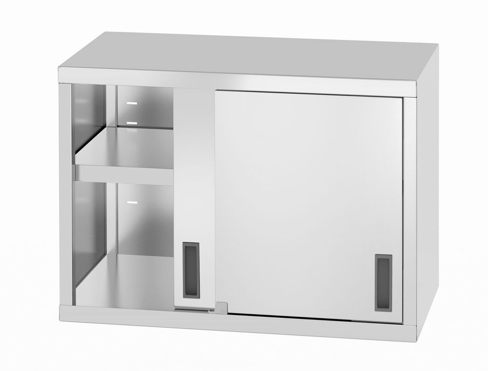 Hangkast – gelast, met schuifdeuren, HENDI, Profi Line, 800x400x(H)600mm