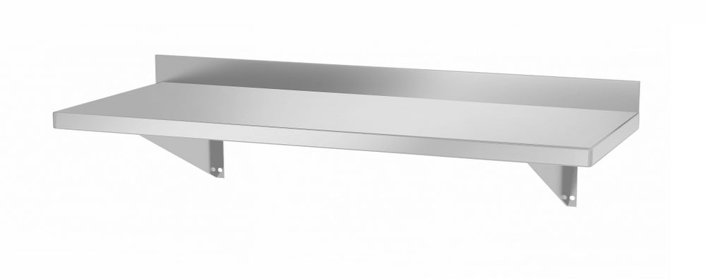 Wandplank, met 2 beugels, HENDI, 800x300x(H)250mm