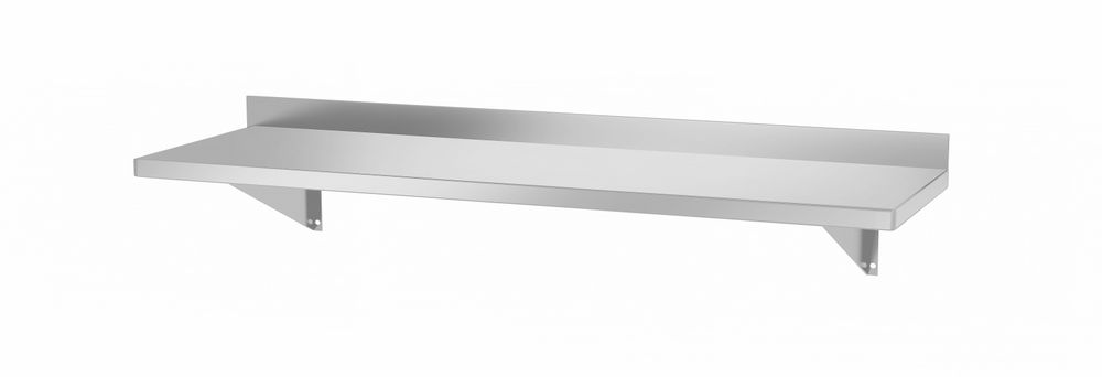 Wandplank, met 2 beugels, HENDI, 1000x300x(H)250mm