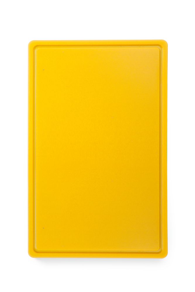 Snijplank HACCP Gastronorm 1/1, HENDI, GN 1/1, Geel, 530x325mm, Rechthoekig