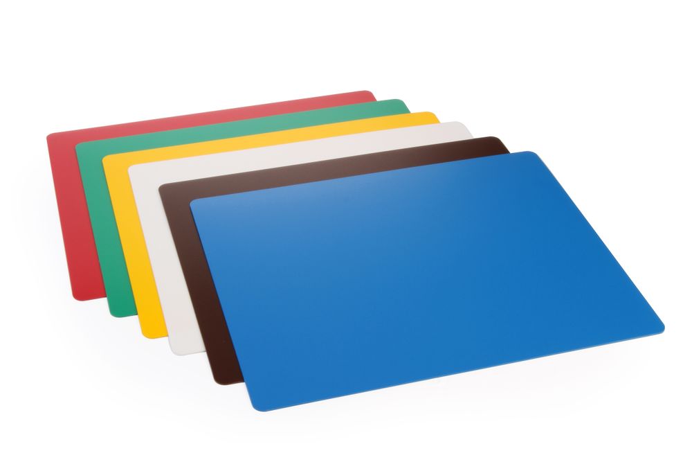 HACCP snijplaat set - 6-delig, HENDI, 380x305mm, Rechthoekig