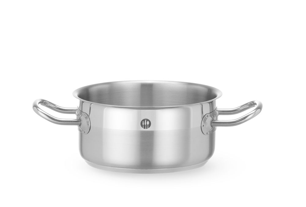 Kookpan laag - zonder deksel, HENDI, Profi Line, 1,5L, ⌀160x(H)75mm, Rond