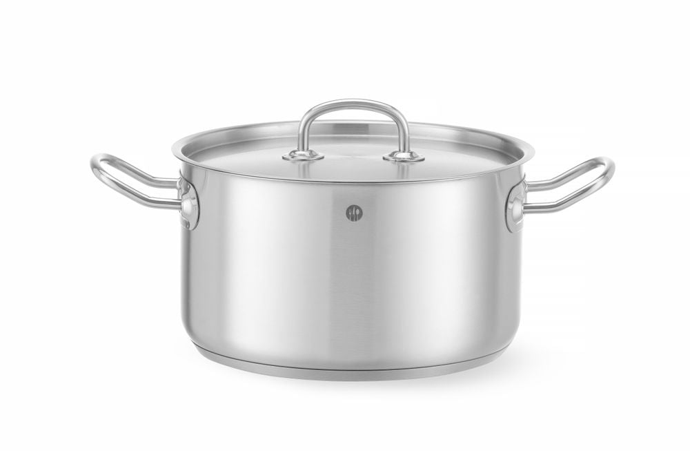 Kookpan middel - met deksel, HENDI, Kitchen Line, 6L, ⌀240x(H)135mm