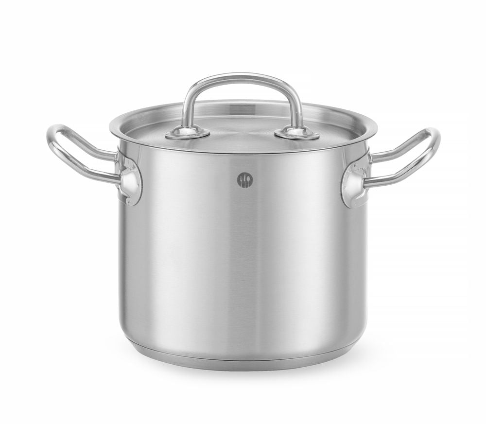 Kookpan hoog - met deksel, HENDI, Kitchen Line, 2,8L, ⌀160x(H)140mm