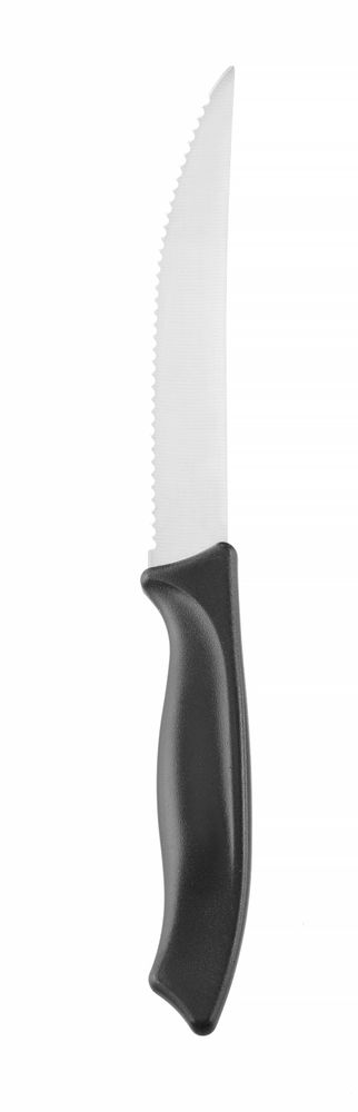 Steakmes gekarteld, HENDI, Zwart, (L)227mm