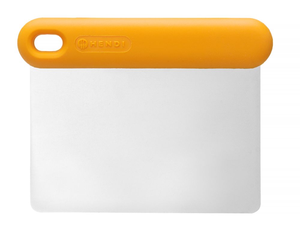 Deegschraper heavy-duty, HENDI, designed by Robert Bronwasser, Oranje, 130x95x(H)13mm