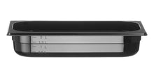 Container GN 1/3 zwart polycarbonaat, HENDI, Profi Line, GN 1/3, 2,5L, Zwart, 325x176x(H)65mm