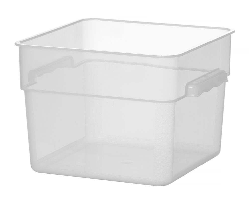 Voedselcontainer met schaalverdeling, HENDI, 11,4L, 290x290x(H)210mm