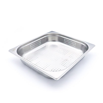 Gastronorm Bak - 2/3 GN - 6,5 cm Diep - RVS - Geperforeerd