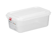 Container GN 1/4 polypropyleen, HENDI, GN 1/4, 2,8L, Transparant, 265x162x(H)100mm