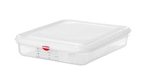 GN 1/2 container, polypropyleen, HENDI, GN 1/2, 4L, Transparant, 325x265x(H)65mm, Rechthoekig