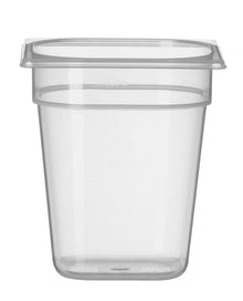Container GN 1/6 polypropyleen, HENDI, Profi Line, GN 1/6, 2,5L, Transparant, 176x162x(H)200mm