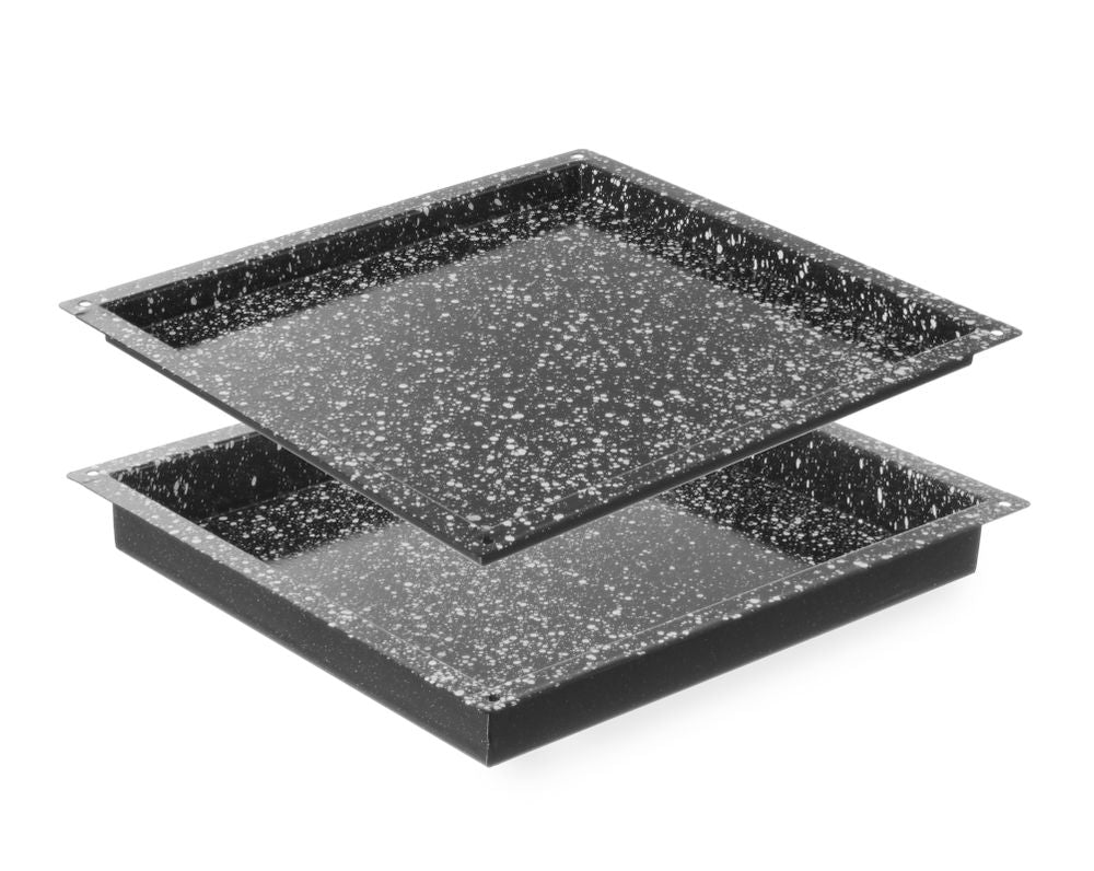 Tray CONVECTOMAT KLASSIEK GN 2/3, HENDI, GN 2/3, Zwart, 354x325x(H)20mm