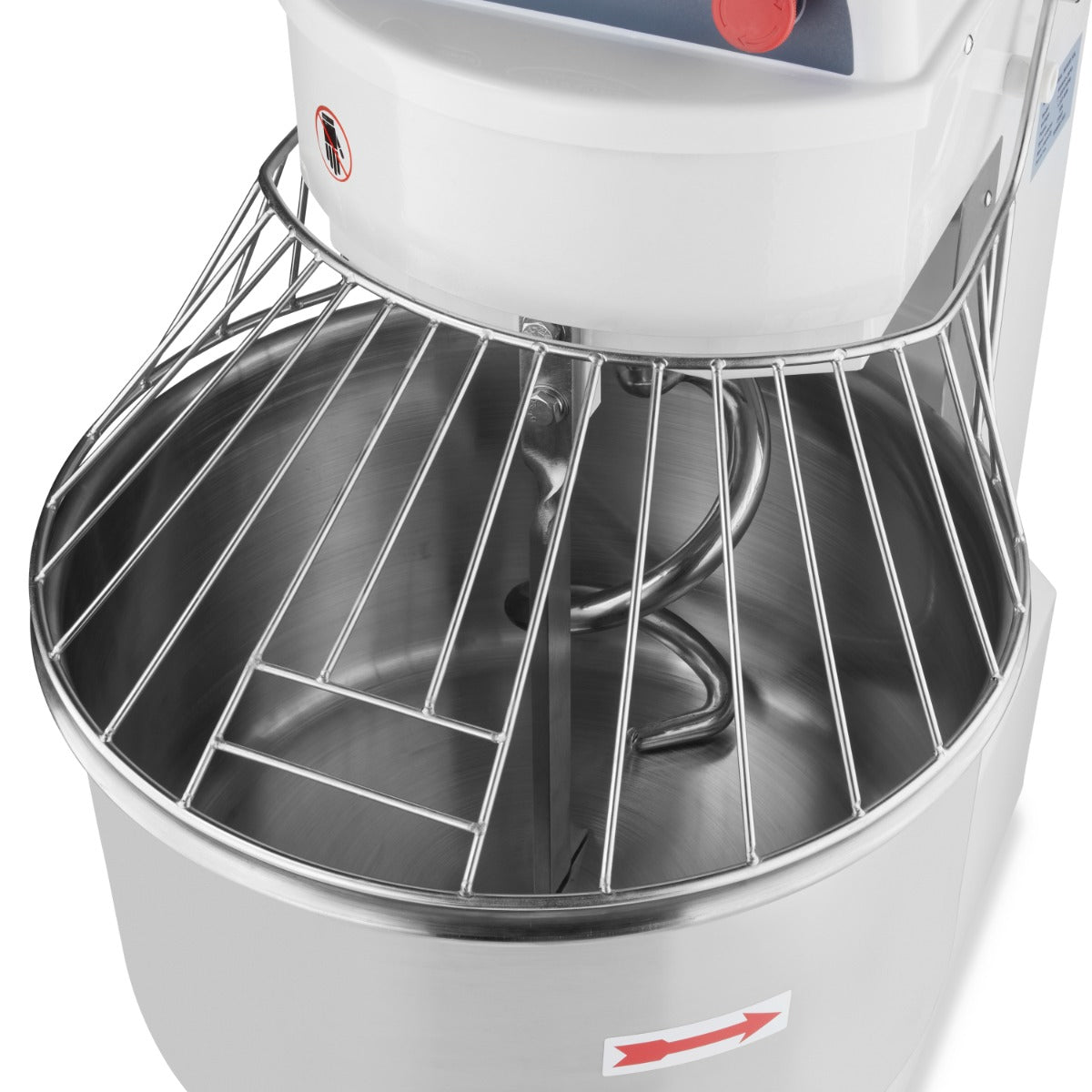 Spiraalkneder - 50 L - 32 Kg Deeg - 2 Snelheden