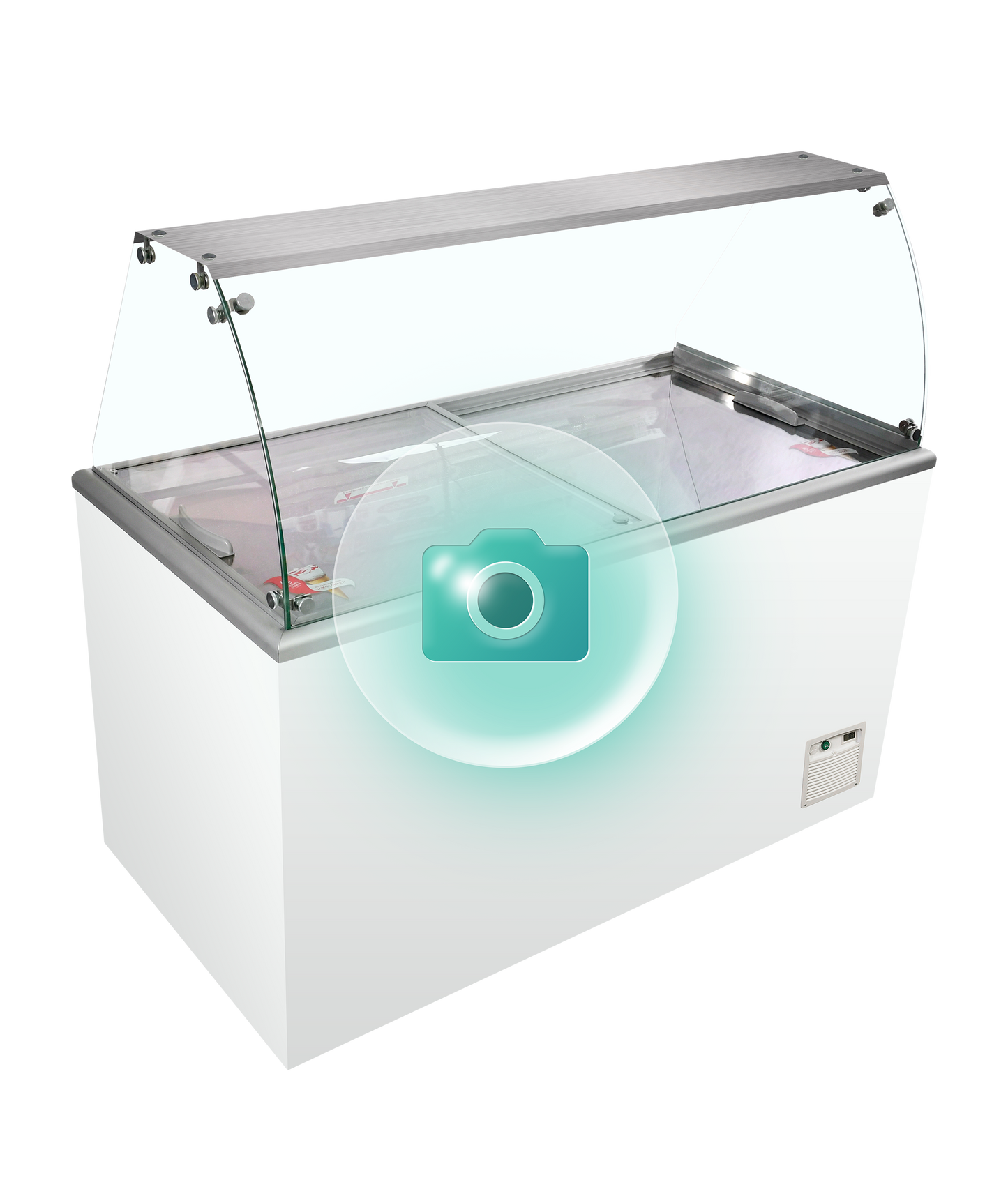 IDA400-W1+  Vriezer voor schepijs