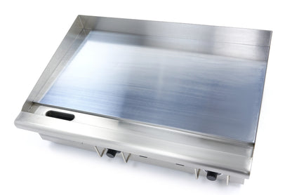 Grillplaat - Glad Chroom - 73 cm - incl. Opvangbak - 400V