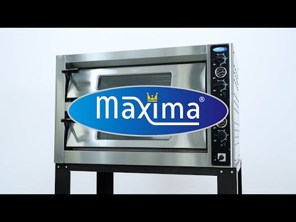 Pizza Oven - 12 Pizza's Ø 30 cm - 2 Kamers