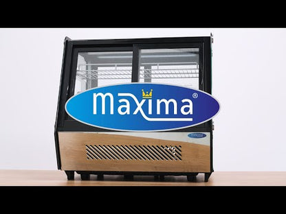 Gebaksvitrine - 125 L - 71 cm - Schuifdeuren Voor en Achter