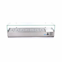 Opzetkoelvitrine - 160 cm - 7 x 1/3 GN Bakken