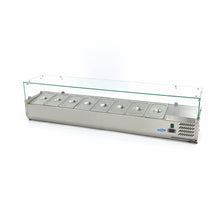 Opzetkoelvitrine - 180 cm - 8 x 1/3 GN Bakken