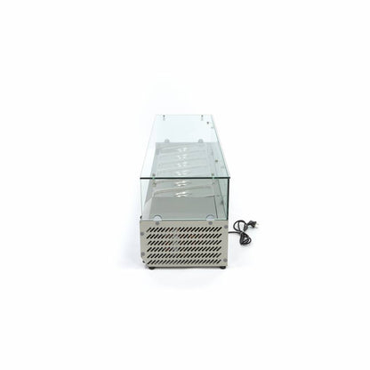 Opzetkoelvitrine - 140 cm - 6 x 1/3 GN Bakken