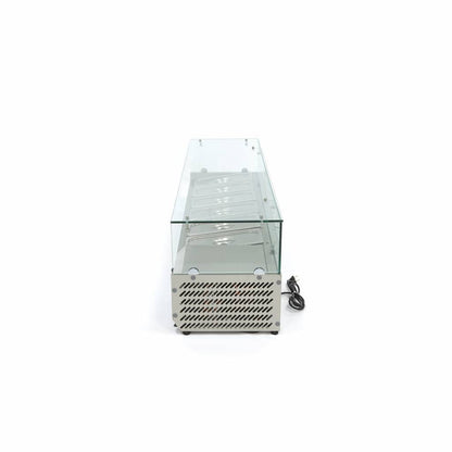 Opzetkoelvitrine - 150 cm - 6 x 1/3 GN Bakken