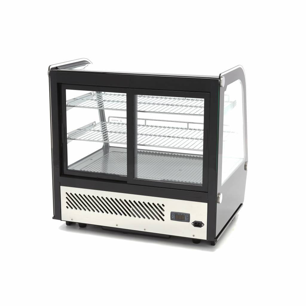 Gebaksvitrine - 120 L - 70 cm - Schuifdeuren Achter