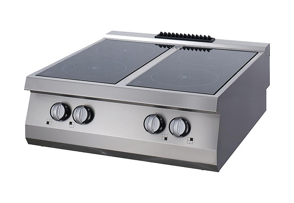 Heavy Duty Kookplaat - 4 Pitten - Infrarood - Enkel - 70 cm Diep - Elektrisch