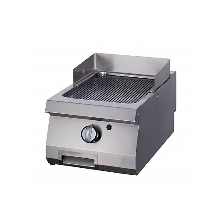 Heavy Duty Grillplaat - Gegroefd Chroom - Enkel - 70 cm Diep - Gas