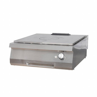 Heavy Duty Doorkookplaat - 1 Pit - Dubbel - 70 cm Diep - Gas