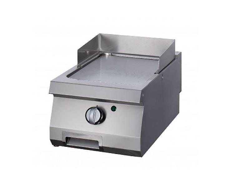 Heavy Duty Grillplaat - Glad Chroom - Enkel - 70 cm Diep - Gas