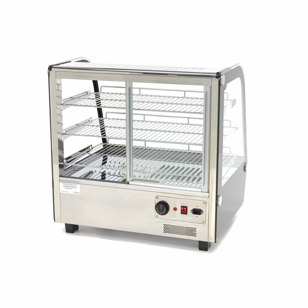 Warmhoudvitrine - 120 L - 67,8 cm - 3 Niveaus