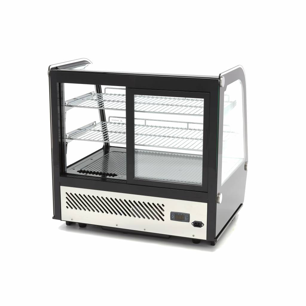 Gebaksvitrine - 120 L - 70 cm - Schuifdeuren Achter