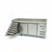 Pizzawerkbank - 202 cm - 2 Deuren - 7 Laden