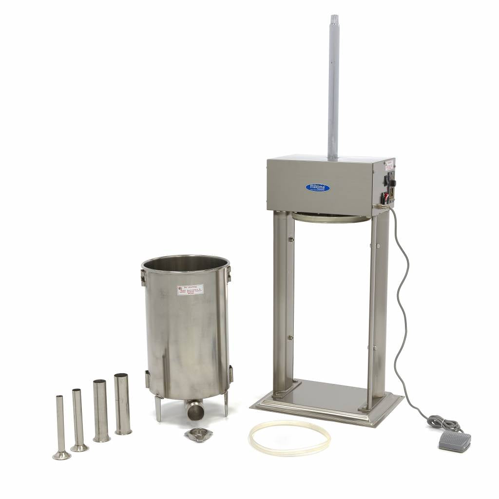 Worstenvuller - 20 L - Automatisch - Verticaal - incl. 4 Vulbuizen