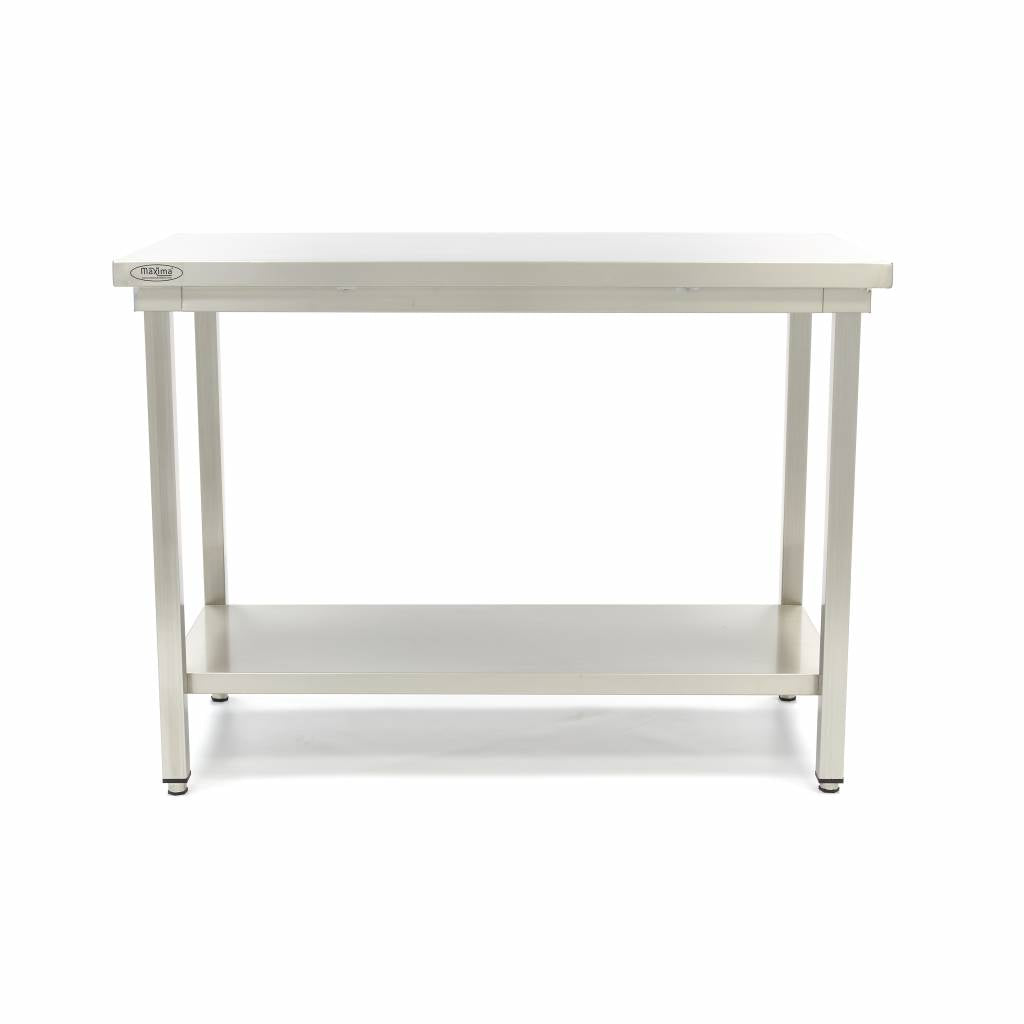 Werktafel rvs - 100 x 70 cm - Verstelbare Hoogte