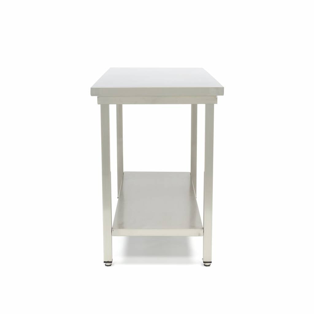 Werktafel rvs - 160 x 70 cm - Verstelbare Hoogte