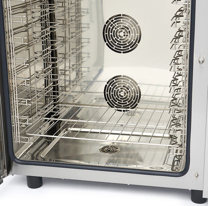 Combisteamer - 10 Bakken (1/1 GN / 60 x 40 cm) - Analoog - 400V