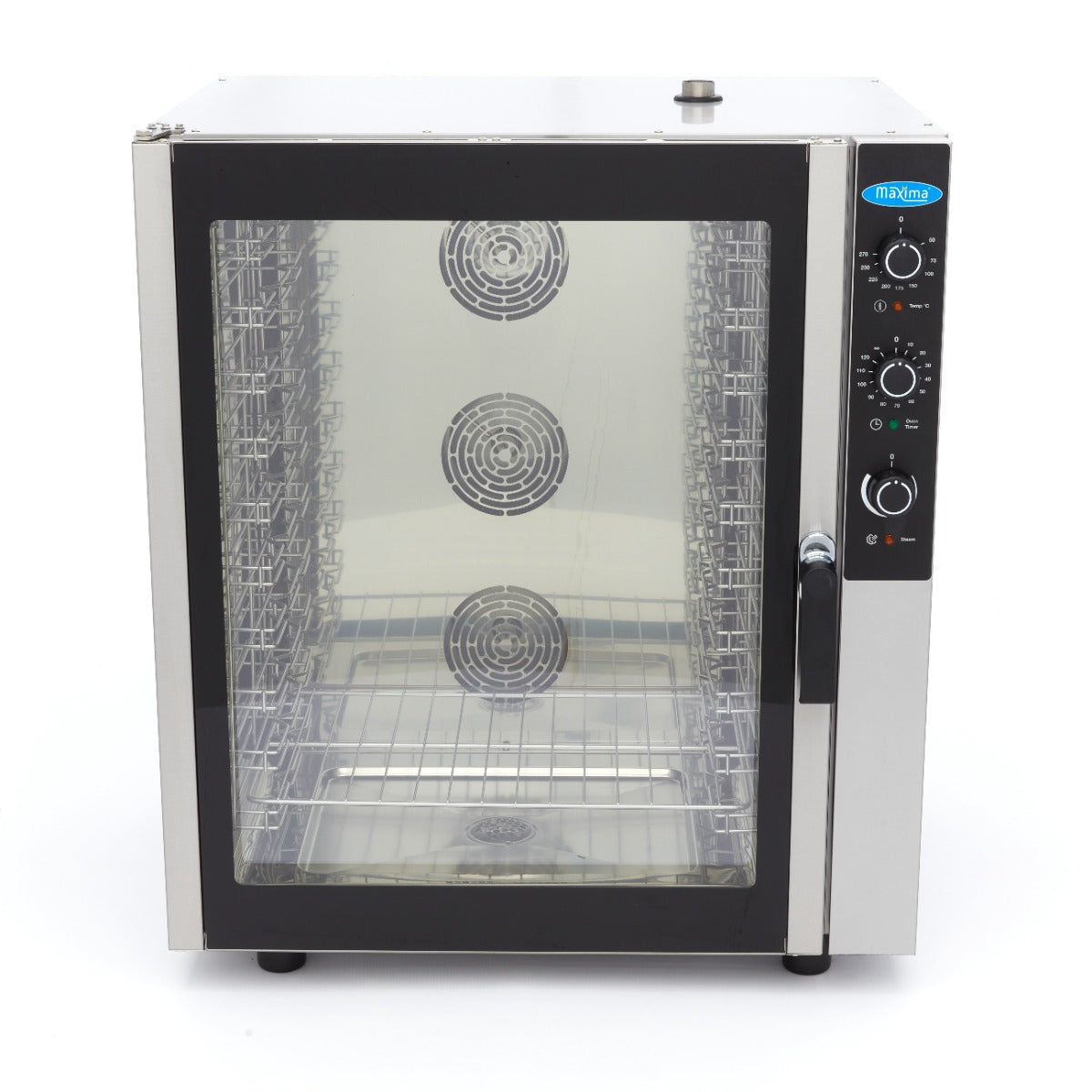 Combisteamer - 10 Bakken (1/1 GN / 60 x 40 cm) - Analoog - 400V