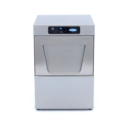 Glazenspoelmachine - 35 x 35 cm - met Afvoer-, Glansspoel- en Zeeppomp - Digitaal Display - 230V