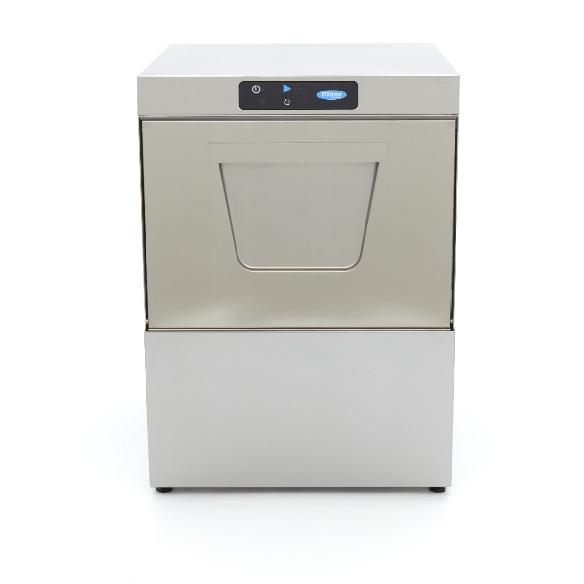 Horeca Vaatwasser - 50 x 50 cm - met Afvoer-, Glansspoel- en Zeeppomp - Digitaal Display - 400V