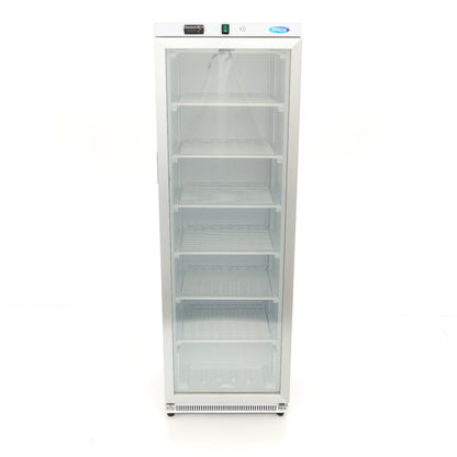 Vrieskast - 400 L - Wit - met Glazen Deur