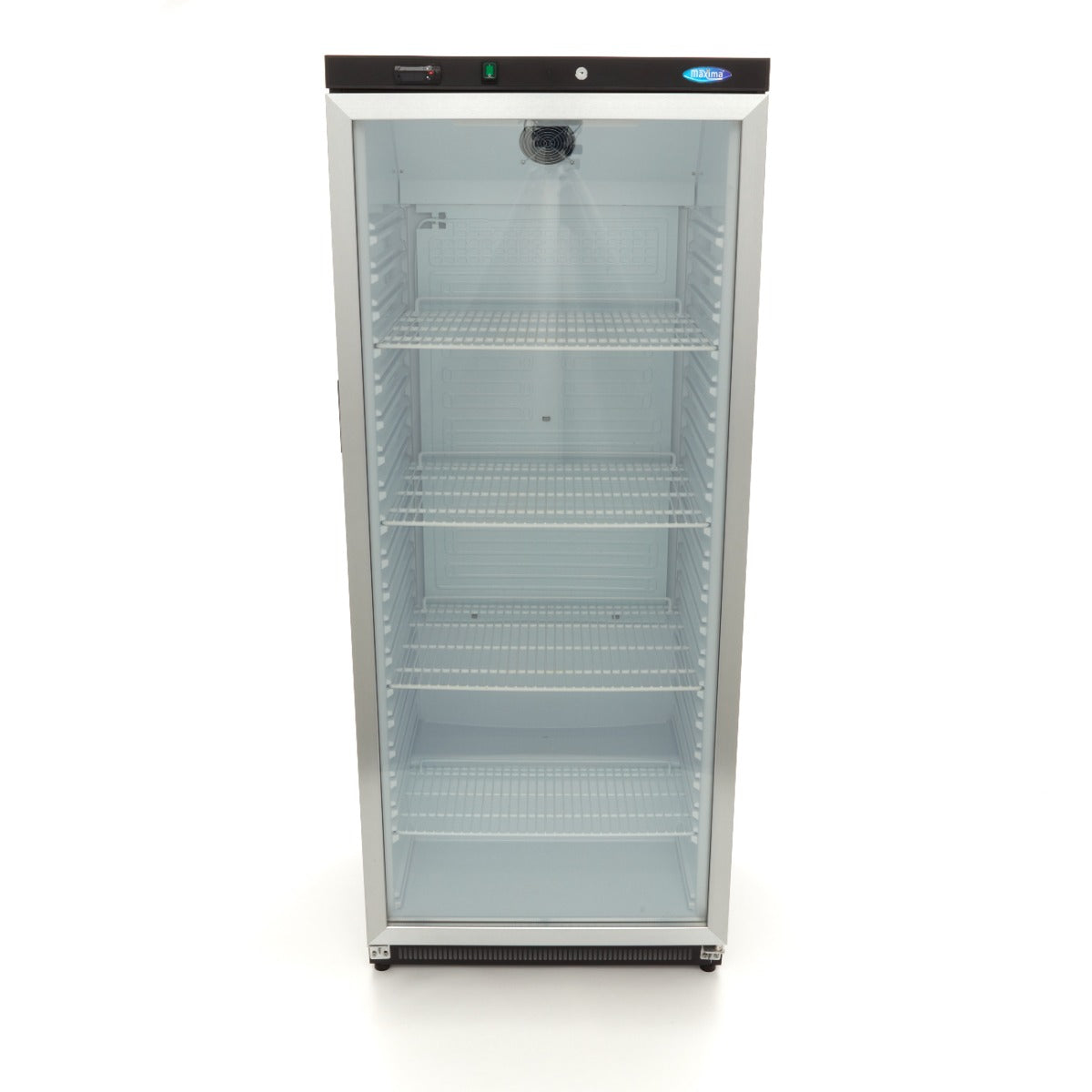 Koelkast - 600 L - Zwart - met Glazen Deur
