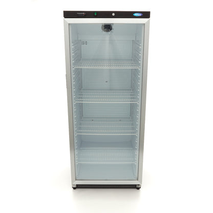 Koelkast - 600 L - Zwart - met Glazen Deur