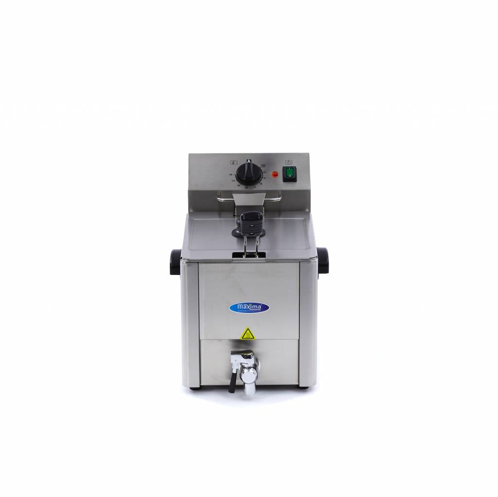 Frituurpan - 8 L - 1 Mand - met Tapkraan