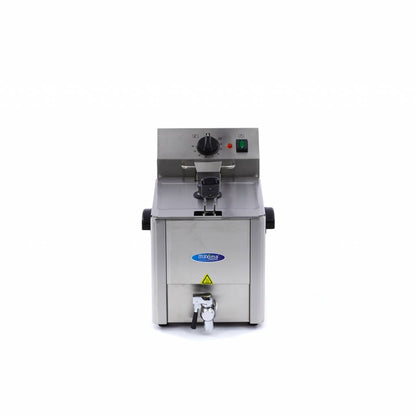 Frituurpan - 8 L - 1 Mand - met Tapkraan