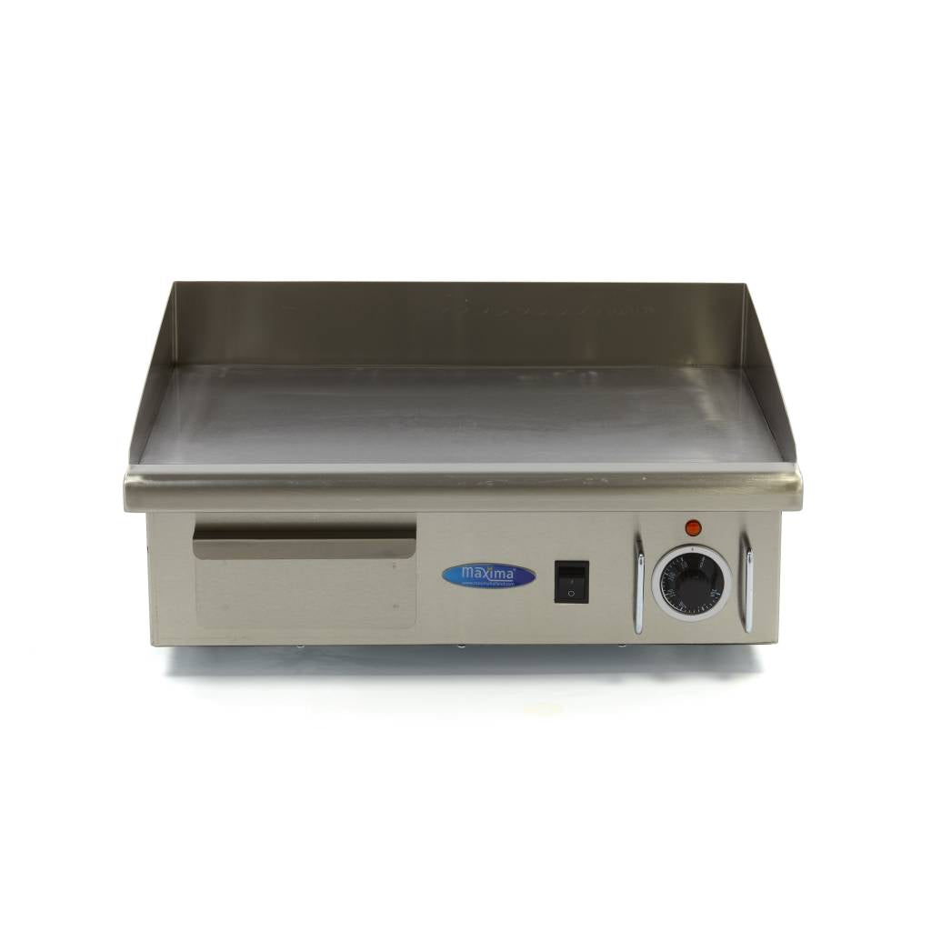 Grillplaat - Glad - 55 cm - incl. Opvangbak